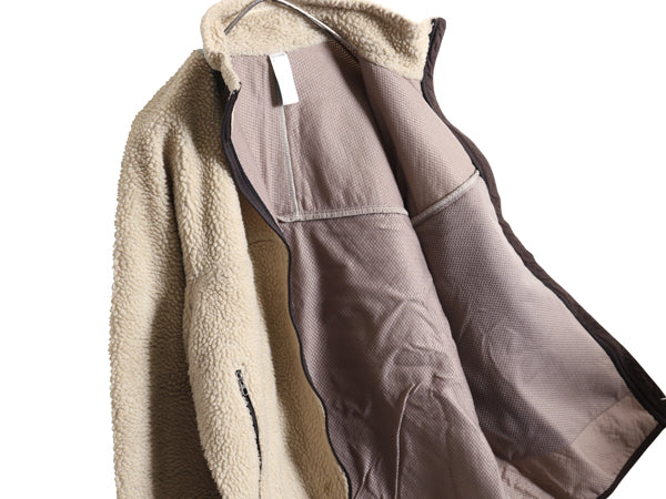 パタゴニア クラシック レトロX フリース ジャケット メンズ L / 11年製 フルジップ アウトドア ボア パイル ツートン ブルゾン ナチュラル