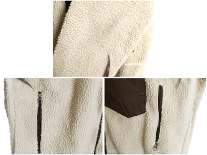 パタゴニア クラシック レトロX フリース ジャケット メンズ L / 11年製 フルジップ アウトドア ボア パイル ツートン ブルゾン ナチュラル