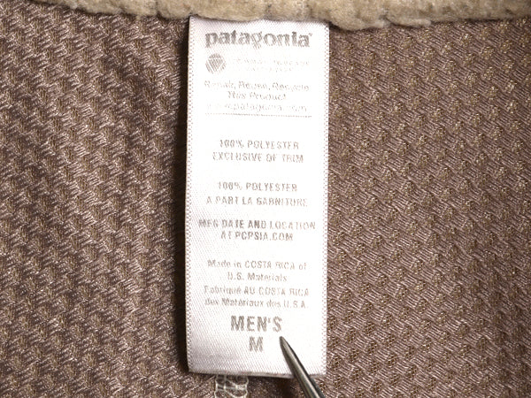 パタゴニア クラシック レトロX フリース ジャケット メンズ L / 11年製 フルジップ アウトドア ボア パイル ツートン ブルゾン ナチュラル