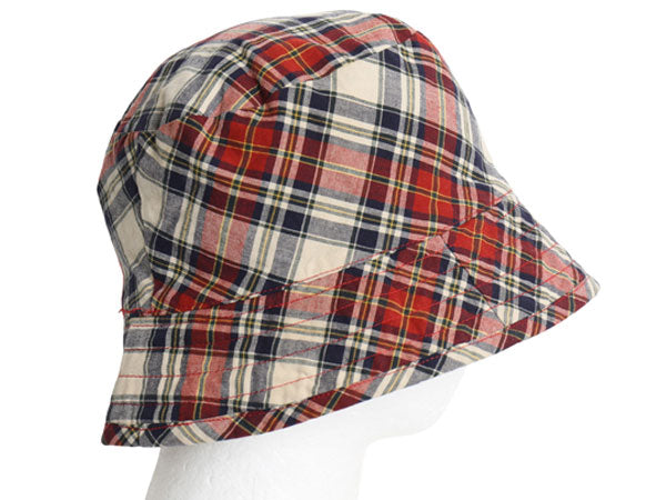 00s オールド ギャップ マドラス チェック バケット ハット メンズ レディース M L 旧タグ 帽子 コットン キャップ シンプル マルチカラー