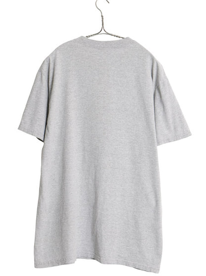 00s ナイキ プリント 半袖 Tシャツ メンズ L オールド 当時物 JUST DO IT グラフィック メッセージ ヘビーウェイト シンプル 霜降りグレー