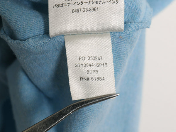 パタゴニア ポケット付き 両面 プリント 半袖 Tシャツ メンズ M 19年製 アウトドア ポケT バックプリント カットソー グラフィック アート