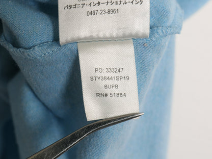 パタゴニア ポケット付き 両面 プリント 半袖 Tシャツ メンズ M 19年製 アウトドア ポケT バックプリント カットソー グラフィック アート