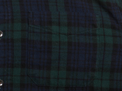 エルエルビーン 長袖 ボタンダウン フランネル シャツ メンズ M / アウトドア コットン 長袖シャツ ネルシャツ ブラックウォッチ チェック