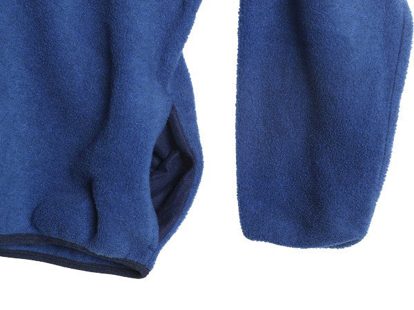 00s パタゴニア ライトウェイト シンチラ スナップT キッズ XL レディース S 程 オールド 02年製 プルオーバー フリース ジャケット ブルー
