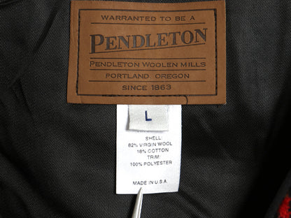 USA製 ペンドルトン ネイティブ 総柄 ラグ べスト レディース L / 重ね着 ウール ブランケット ノースリーブ ライナー付き マルチカラー 