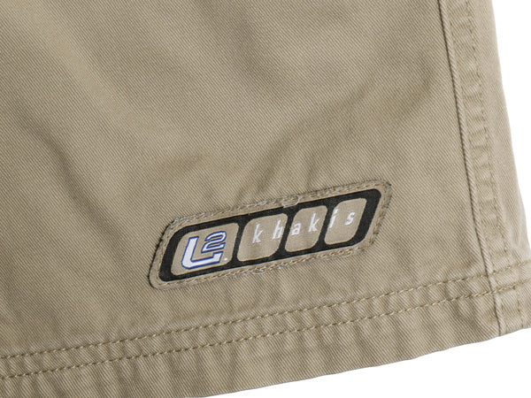 90s ☆ リーバイス L2 コットン チノ ペインター ショートパンツ メンズ S / オールド Y2K テック ショーツ チノパン ルーズ 短パン カーキ