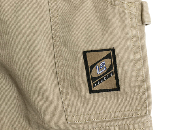 90s ☆ リーバイス L2 コットン チノ ペインター ショートパンツ メンズ S / オールド Y2K テック ショーツ チノパン ルーズ 短パン カーキ