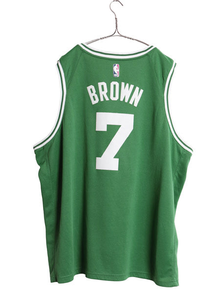 セルティックス メッシュ タンクトップ メンズ XXXL NBA オフィシャル ナイキ スウッシュ ユニフォーム バスケ ゲームシャツ 大きいサイズ