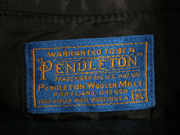 80s USA製 ペンドルトン チェック ボタンダウン シャツ メンズ XL / ヴィンテージ 長袖シャツ ブラックウォッチ ポケット付き 大きいサイズ
