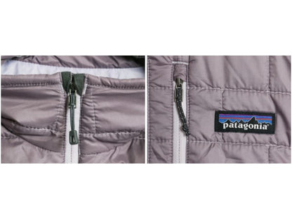 パタゴニア ナノ パフ プルオーバー レディース M / 15年製 ジャケット 中綿 ナイロン キルティング ハーフジップ パッカブル アウトドア
