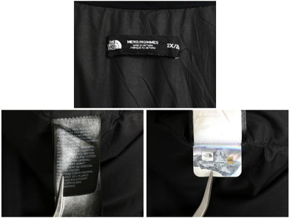 ノースフェイス ナイロン ダウン ジャケット メンズ XXL / アウトドア ブルゾン フルジップ キルティング 550フィル 大きいサイズ ブラック