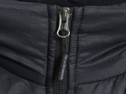 ノースフェイス ナイロン ダウン ジャケット メンズ XXL / アウトドア ブルゾン フルジップ キルティング 550フィル 大きいサイズ ブラック