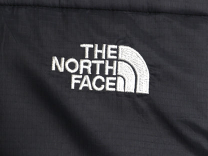 ノースフェイス ナイロン ダウン ジャケット メンズ XXL / アウトドア ブルゾン フルジップ キルティング 550フィル 大きいサイズ ブラック