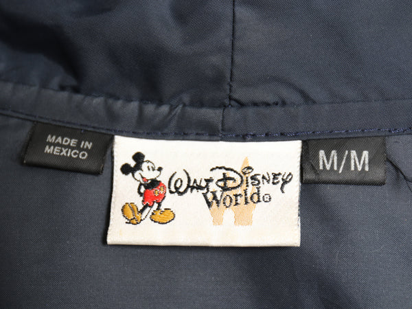 90s ディズニー オフィシャル ナイロン アノラック パーカー ジャケット メンズ レディース M / オールド ミッキー ジャンパー ブルゾン 紺