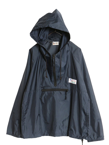 90s ディズニー オフィシャル ナイロン アノラック パーカー ジャケット メンズ レディース M / オールド ミッキー ジャンパー ブルゾン 紺