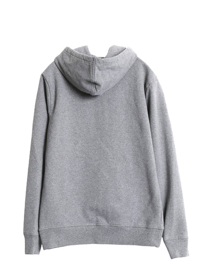 パタゴニア プリント スウェット フード パーカー メンズ S 18年製 トレーナー プルオーバー ストレッチ 裏起毛 フィッツロイ ベア グレー