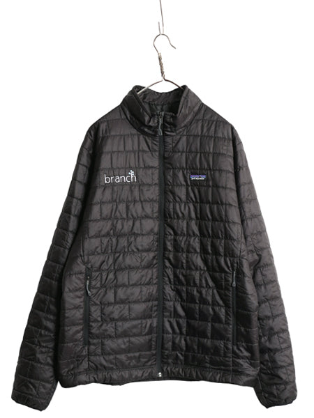 パタゴニア ナノ パフ ジャケット メンズ XL 18年製 中綿 キルティング ナイロン フルジップ パッカブル 大きいサイス ブラック アウトドア
