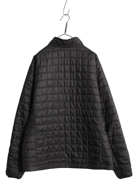 パタゴニア ナノ パフ ジャケット メンズ XL 18年製 中綿 キルティング ナイロン フルジップ パッカブル 大きいサイス ブラック アウトドア