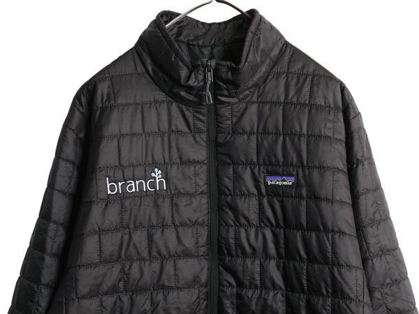 パタゴニア ナノ パフ ジャケット メンズ XL 18年製 中綿 キルティング ナイロン フルジップ パッカブル 大きいサイス ブラック アウトドア