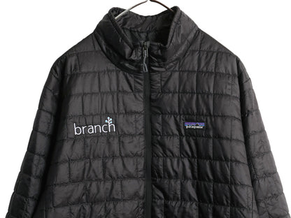 パタゴニア ナノ パフ ジャケット メンズ XL 18年製 中綿 キルティング ナイロン フルジップ パッカブル 大きいサイス ブラック アウトドア