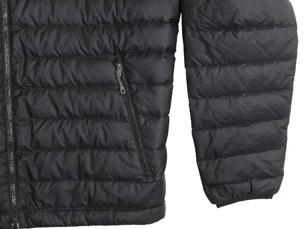 パタゴニア ダウン セーター フーディ メンズ L 古着 17年製 800フィル ナイロン パーカー ジャケット ブルゾン ジャンパー パッカブル 黒 