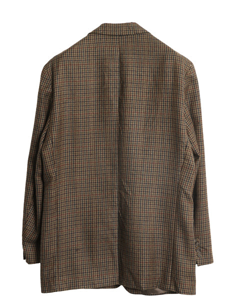 デッドストック 90s チャップス ラルフローレン テーラード ジャケット メンズ L 程/ オールド ポロ ブレザー ウール チェック トラッド 茶