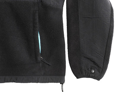 ノースフェイス デナリ ジャケット レディース L 古着 アウトドア フリース ナイロン フルジップ ジャンパー ブルゾン ハイネック ブラック