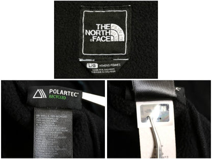 ノースフェイス デナリ ジャケット レディース L 古着 アウトドア フリース ナイロン フルジップ ジャンパー ブルゾン ハイネック ブラック