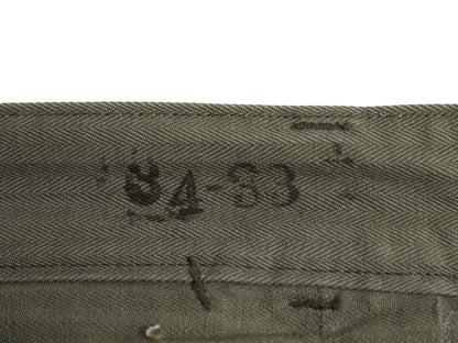 40s ★ 米軍実物 USMC P-47 ヘリンボーン ユーティリティ パンツ 34 32 ヴィンテージ マリンコープ 軍物 P-41 P47 ミリタリー ボトムス HBT