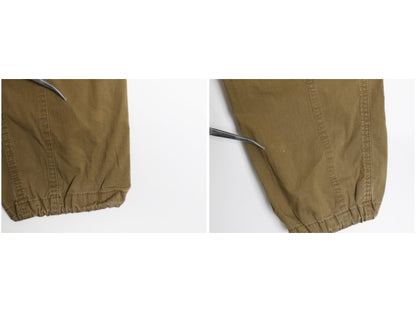US企画 ノースフェイス リップストップ コットン カーゴ パンツ メンズ 32 / アウトドア ストレッチ イージーパンツ ワンポイント オリーブ