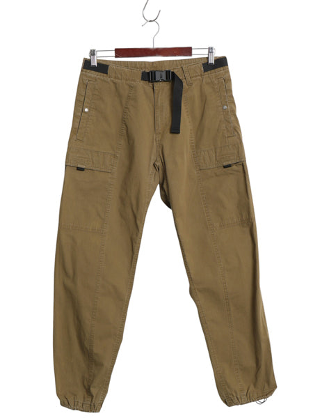 US企画 ノースフェイス リップストップ コットン カーゴ パンツ メンズ 32 / アウトドア ストレッチ イージーパンツ ワンポイント オリーブ
