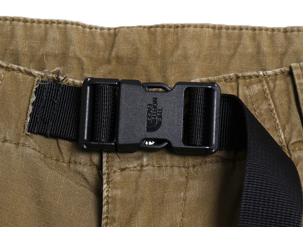 US企画 ノースフェイス リップストップ コットン カーゴ パンツ メンズ 32 / アウトドア ストレッチ イージーパンツ ワンポイント オリーブ