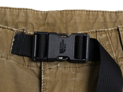 US企画 ノースフェイス リップストップ コットン カーゴ パンツ メンズ 32 / アウトドア ストレッチ イージーパンツ ワンポイント オリーブ