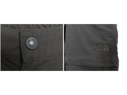 US企画 ノースフェイス 2WAY ナイロン カーゴ コンバーチブル パンツ メンズ L 古着 アウトドア ショートパンツ ロングパンツ ワンポイント