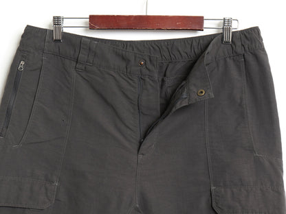 US企画 ノースフェイス 2WAY ナイロン カーゴ コンバーチブル パンツ メンズ L 古着 アウトドア ショートパンツ ロングパンツ ワンポイント