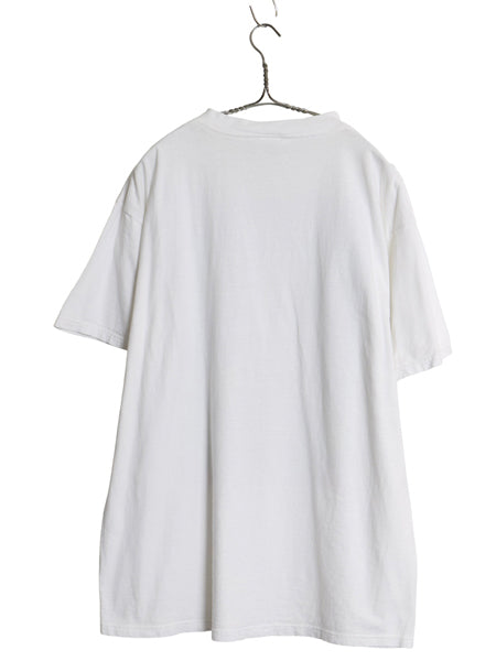 90s 00s イルカ アート イラスト プリント 半袖 Tシャツ メンズ レディース XL 古着 オールド フィッシュ ヘビーウェイト 大きいサイズ 白