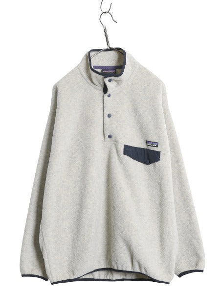 パタゴニア シンチラ スナップT メンズ L / 古着 15年製 プルオーバー フリース ジャケット ブルゾン ジャンパー アウトドア ハイネック 