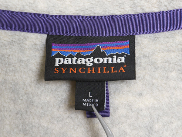 パタゴニア シンチラ スナップT メンズ L / 古着 15年製 プルオーバー フリース ジャケット ブルゾン ジャンパー アウトドア ハイネック 