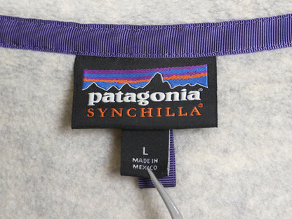 パタゴニア シンチラ スナップT メンズ L / 古着 15年製 プルオーバー フリース ジャケット ブルゾン ジャンパー アウトドア ハイネック 
