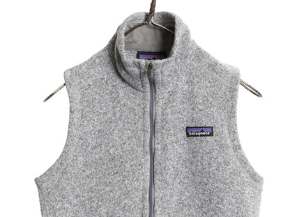 パタゴニア ベターセーター ベスト レディース XS / 古着 19年製 フリース セーター 前開き フルジップ ハイネック シンプル 裏起毛 重ね着