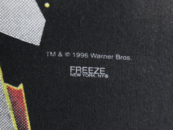 90s USA製 スペースジャム ワーナー タズマニアンデビル オーバー プリント Tシャツ メンズ XL / オールド キャラクター 大きいサイズ 黒