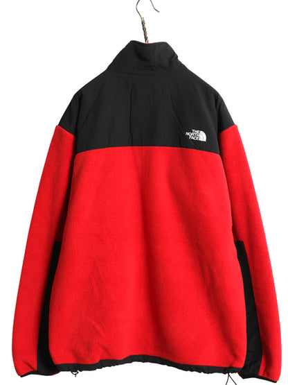 ノースフェイス デナリ ジャケット メンズ XL / 古着 フリース ナイロン ブルゾン ハイネック フルジップ アウター 大きいサイズ ツートン