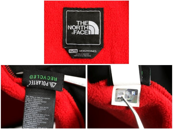 ノースフェイス デナリ ジャケット メンズ XL / 古着 フリース ナイロン ブルゾン ハイネック フルジップ アウター 大きいサイズ ツートン