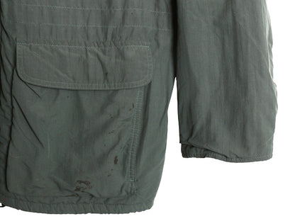 90s USA製 エディ―バウアー ナイロン マウンテンパーカー ジャケット メンズ XL オールド 黒タグ フリース ライナー マンパ  大きいサイズ