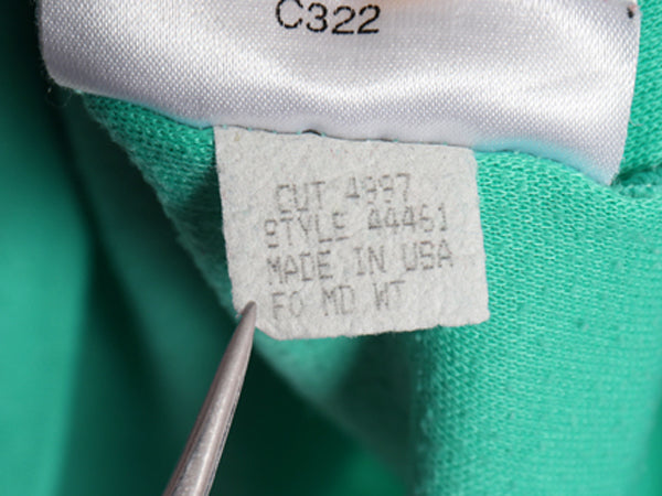 90s USA製 パタゴニア キャプリーン 長袖 Tシャツ メンズ M 古着 90年製 オールド Rマーク ハーフジップ ロンT ストレッチ ハイネック 緑