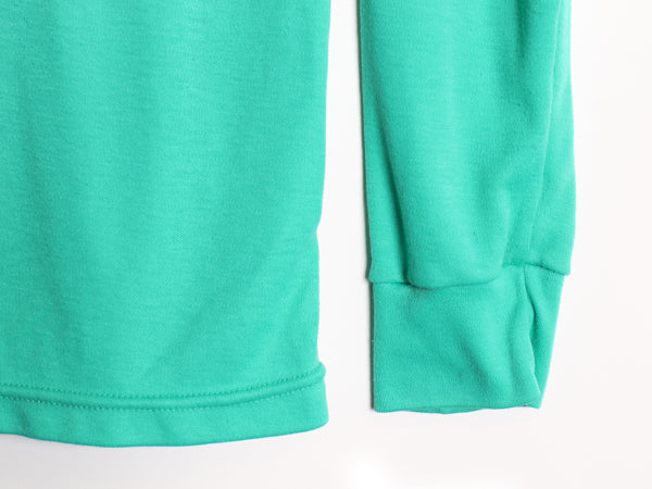 90s USA製 パタゴニア キャプリーン 長袖 Tシャツ メンズ M 古着 90年製 オールド Rマーク ハーフジップ ロンT ストレッチ ハイネック 緑