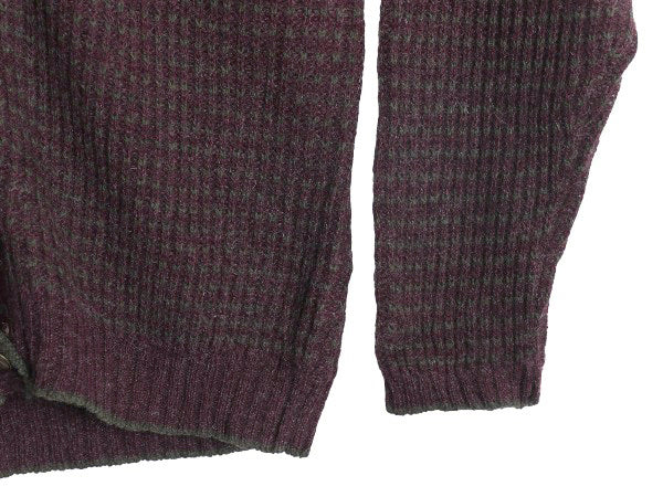 デッドストック 90's ウールリッチ ウール ニット カーディガン レディース M / オールド セーター バーズアイ 丸首 前開き 羽織り 重ね着