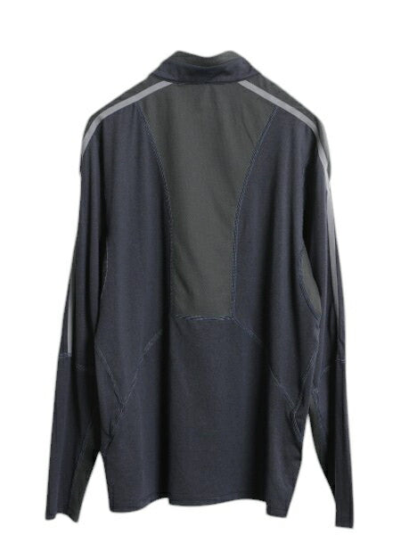 US企画 ノースフェイス FLASHDRY ハーフジップ 長袖 Tシャツ メンズ M ロンT ハイネック ストレッチ インナー ベースレイヤー マルチカラー