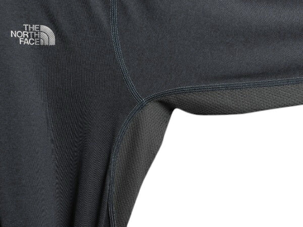 US企画 ノースフェイス FLASHDRY ハーフジップ 長袖 Tシャツ メンズ M ロンT ハイネック ストレッチ インナー ベースレイヤー マルチカラー